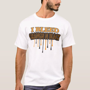 Jag blöder svart för orange N T Shirt