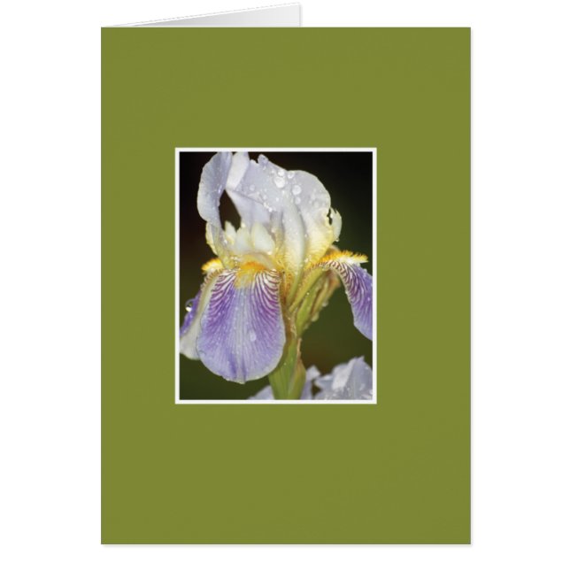 Jag blomstrar med dig hälsningskort (Framsidan)