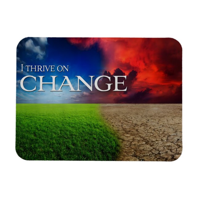 "Jag blomstrar på förändringen" Flexi för aktiveri Magnet (Horisontell)