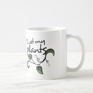 Jag blötter mina växter kaffemugg
