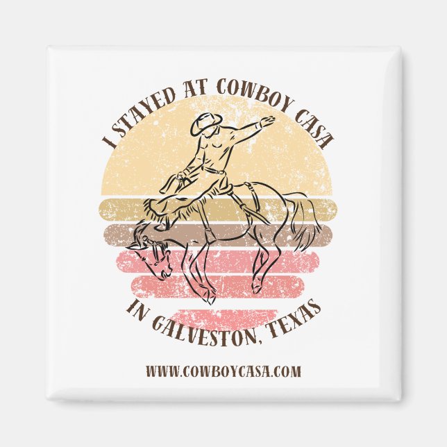 Jag bodde på Cowboy Casa Magnet (Framsidan)