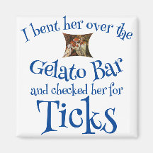 Jag böjde henne över Gelato Pub och letade efter f