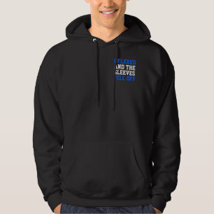 Jag böjde och sleeveavverkningen av vinandehoodie munkjacka