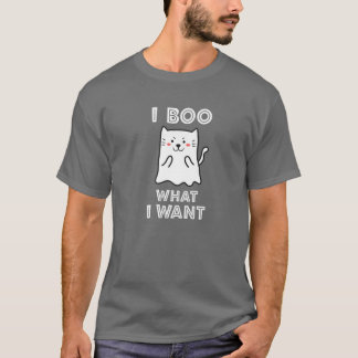 Jag Boo vad jag vill ha roligt Ghost Kattunge Meme T Shirt