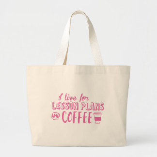 jag bor för kurs planerar och kaffe jumbo tygkasse
