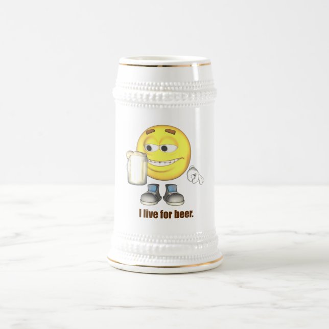 Jag bor för öl Stein Sejdel (Center)