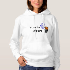 Jag bor för Ringar kvinnors hoodie T Shirt