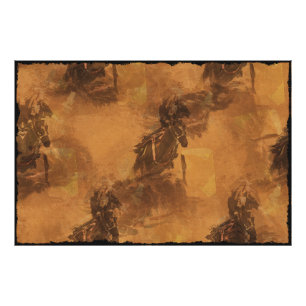 Jag bor i Barrel Tävling - Rodeo Event Fototryck