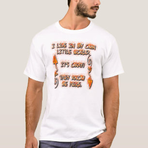 JAG BOR I MIN EGNA LITE VÄRLD TEE