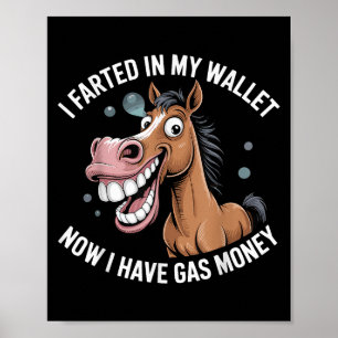 Jag bor i min plånbok nu har jag gaspengar poster