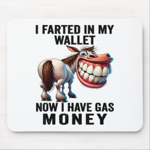 Jag bor i min plånbok nu... Jag har gaspengar.. Musmatta