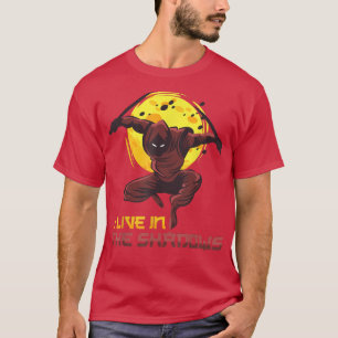 Jag bor i skuggorna - Anime Ninjas - Manga Samur T Shirt
