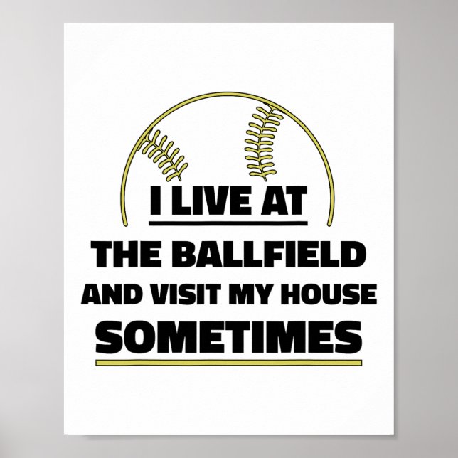 Jag bor på Llfield Besök mitt hus ibland Sof Poster (Framsidan)