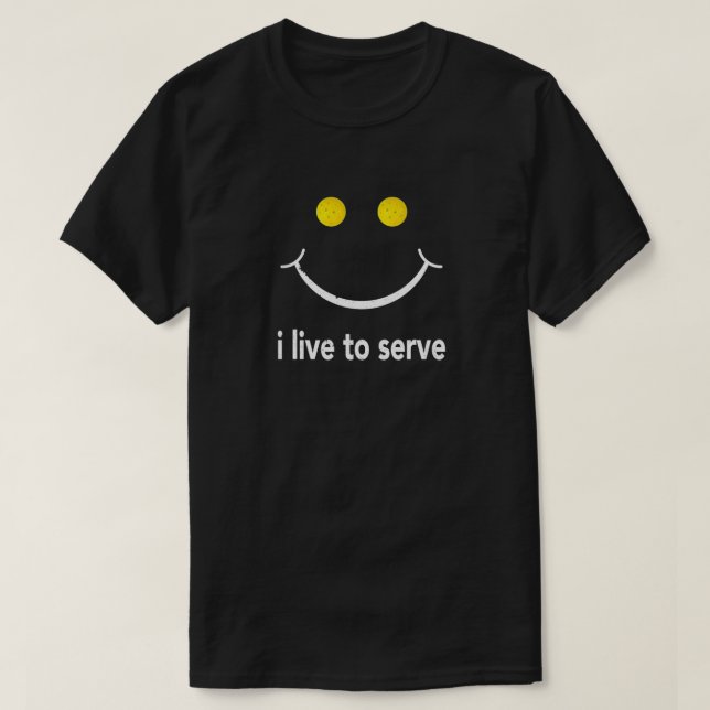 Jag bor på  Pickleball Shirt T Shirt (Design framsida)
