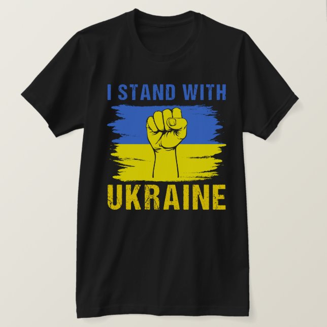 Jag började med Ukraina T Shirt (Design framsida)