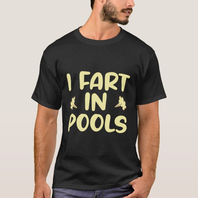 Jag börjar i Bassäng T Shirt (Framsida)