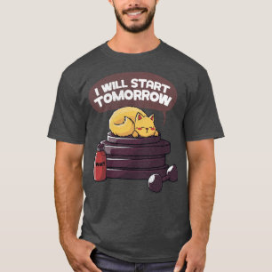 Jag börjar i morgon svart av Tobe Fonseca T Shirt