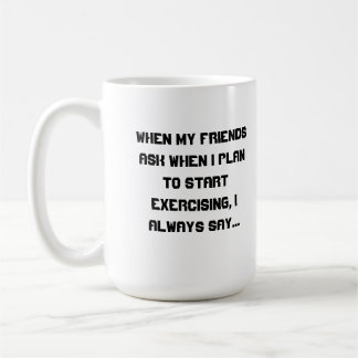 Jag börjar imorgon kaffemugg