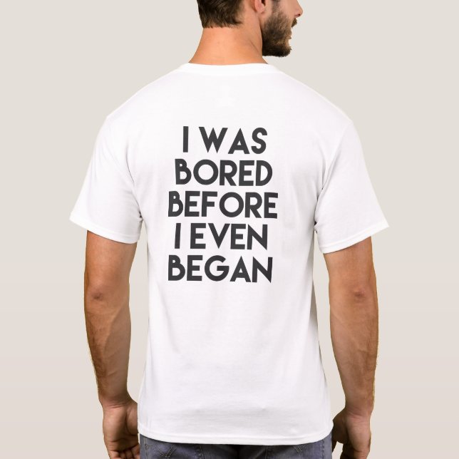 JAG BORRADES, FÖR JAG BÖRJADE ÄVEN TEE (Baksida)