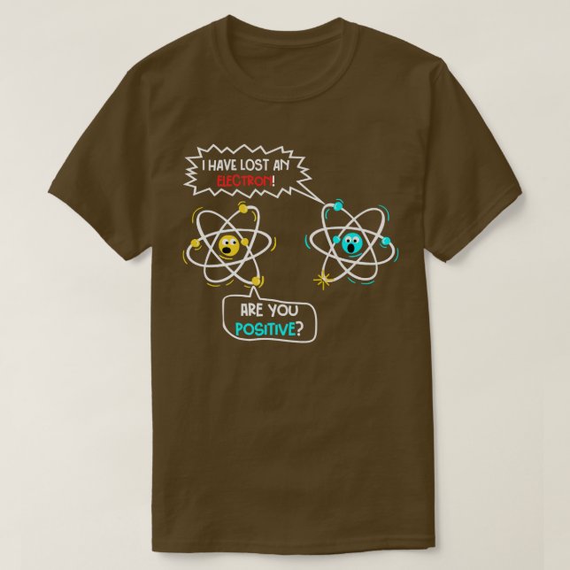 Jag Borttappad en Electron T Shirt (Design framsida)