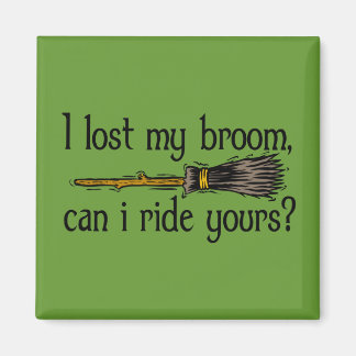 "Jag borttappadar min broom..." Magnet