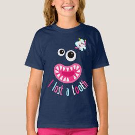 Jag Borttappadar min tand. En Cute Monster utan ta T Shirt