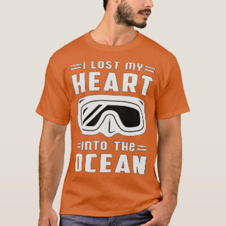 Jag Borttappadar mitt hjärta till havets Dyka Dive T Shirt