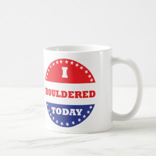 Jag boulderade idag kaffemugg