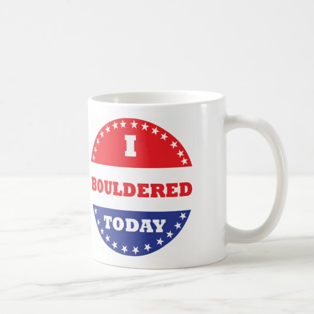Jag boulderade idag kaffemugg (Höger)