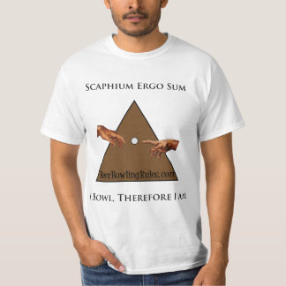 Jag bowlar, därför värderar jag förmiddagen t-shirt