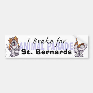 Jag Brake för Saint Bernards Bildekal