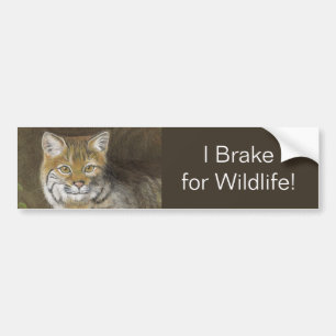 Jag Brake för Wildlife Bobcat Bildekal
