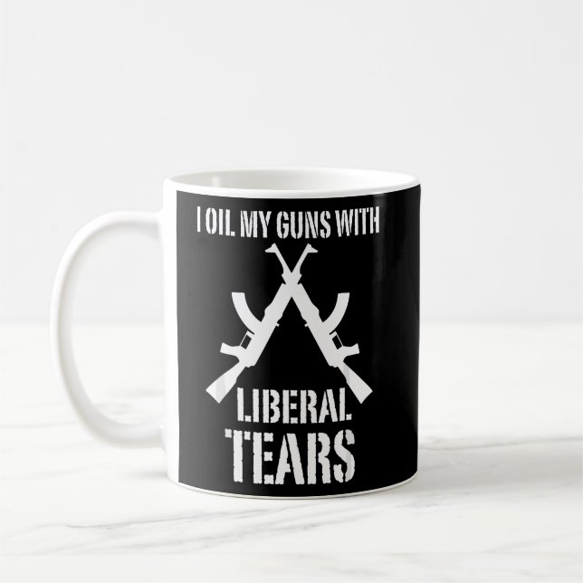 Jag bränner mina vapen med Liberal Tårar, finare a Kaffemugg (Vänster)
