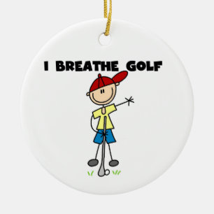 Jag Breathe Golf Julgransprydnad Keramik