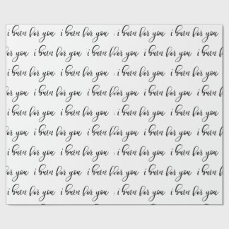 Jag brinner för dig presentpapper