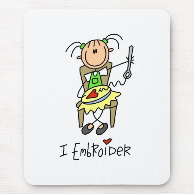 Jag broderar musmatta (Framsidan)