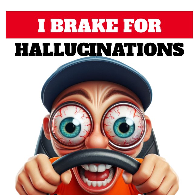 JAG BROKAR FÖR HALLUCINATIONER BILDEKAL (Skapare uppladdad)