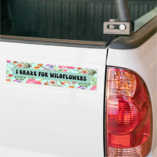 JAG BROKAR FÖR WILDFLOWERS BILDEKAL
