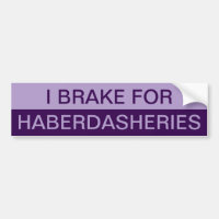 Jag Broke för Haberdasheries Lila
