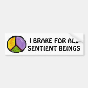 JAG BROMSAR FÖR ALLA SENTIENT BEINGS BILDEKAL
