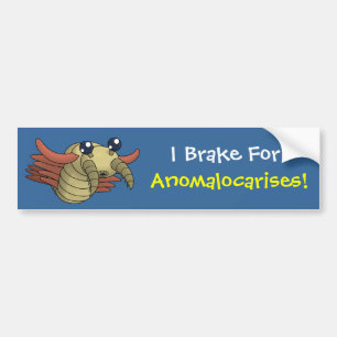 Jag bromsar för Anomalocarises! Bildekal