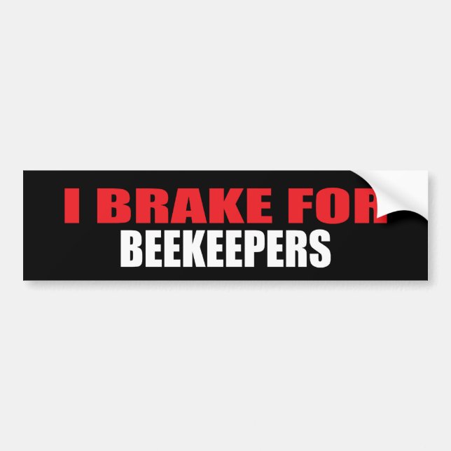 Jag bromsar för Beekeepers Bildekal (Framsidan)
