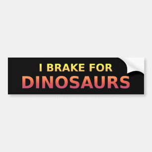 Jag bromsar för Dinosaursbildekal Bildekal