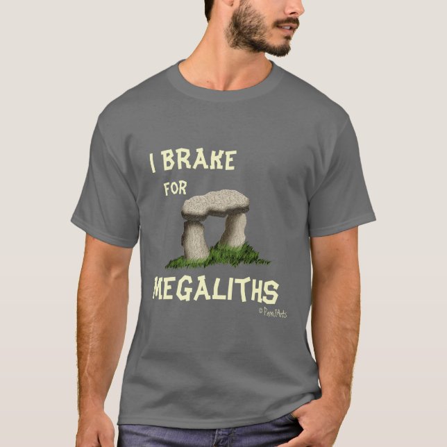 JAG BROMSAR för MEGALITHS T-shirt (Framsida)