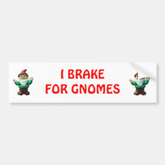 JAG BROMSAR FÖR (RÖDA) GNOMES, BILDEKAL