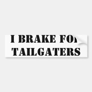 Jag bromsar för tailgaters bildekal
