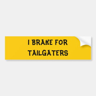 JAG BROMSAR FÖR TAILGATERS BILDEKAL