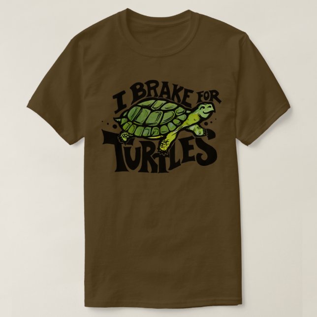Jag bromsar för Turtles4 T Shirt (Design framsida)