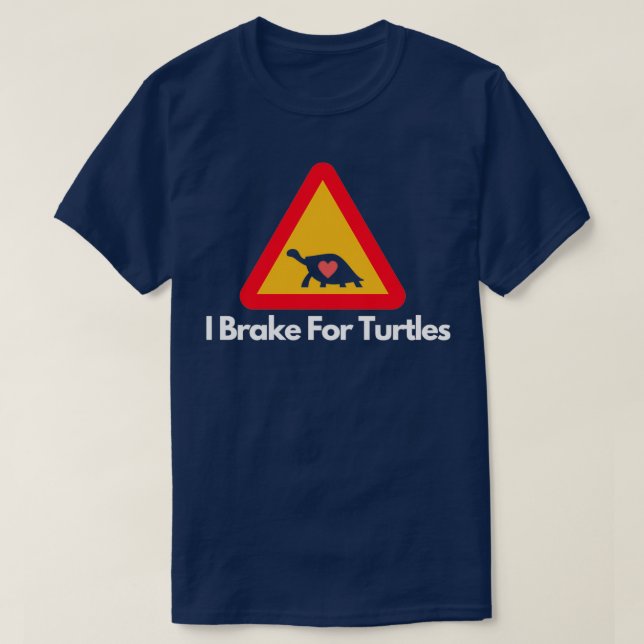 Jag bromsar för Turtles 10 T Shirt (Design framsida)