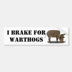 JAG BROMSAR FÖR WARTHOGS BILDEKAL